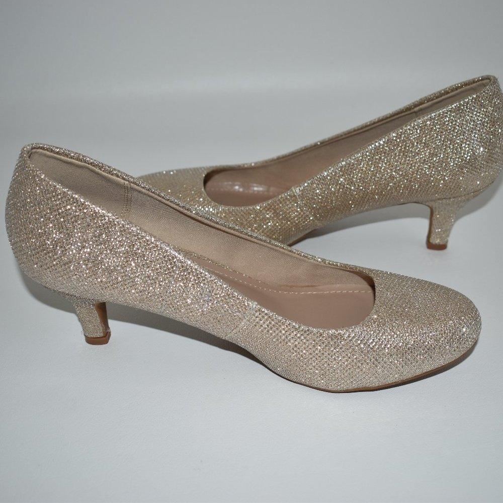 Dream Pairs Women's New Shiny Gold Pumps Size 9.5